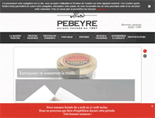 Tablet Screenshot of pebeyre.com